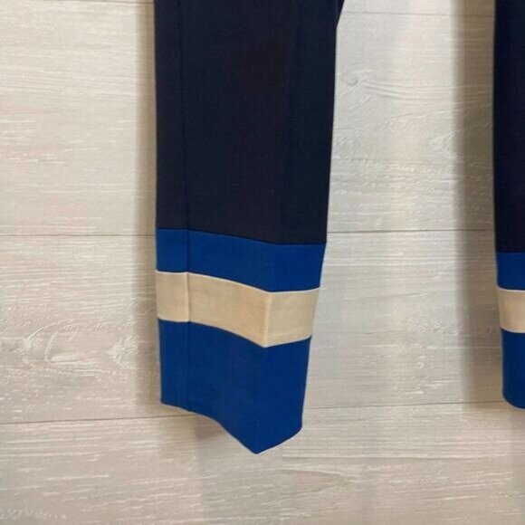 Ann Taylor Women's Color blocked Trouser‎ Straight Crop Ankle Pants - Picture 5 of 6